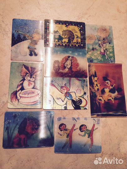 Календарики карманные 80-90-х годов