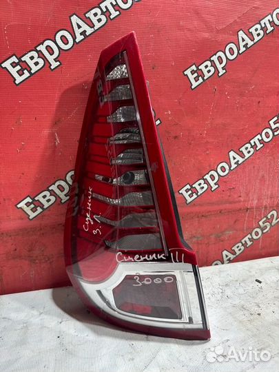 Фонарь задний левый Renault Scenic 3