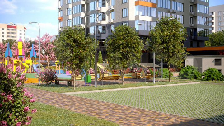 1-к. квартира, 42,2 м², 21/23 эт.