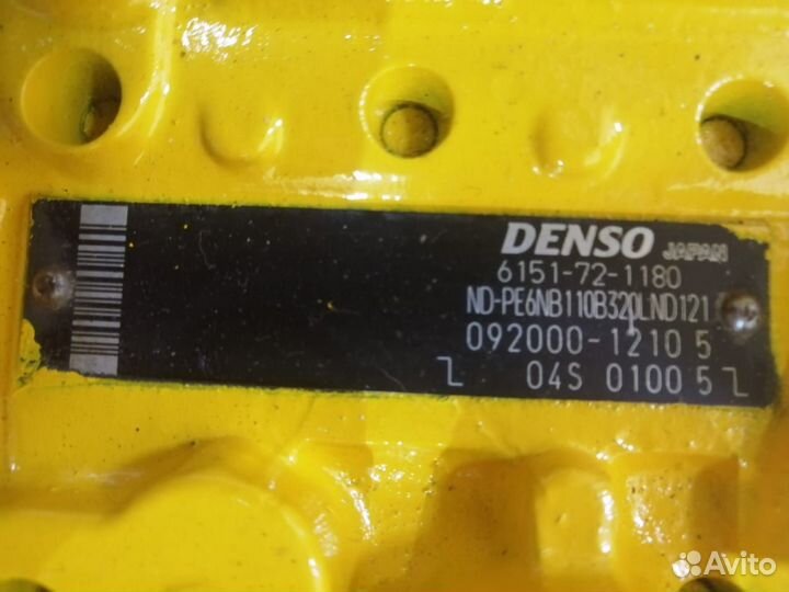 Тнвд 6151-72-1180 komatsu