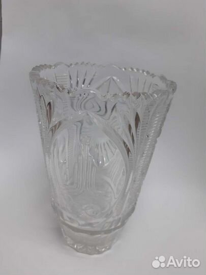 Хрустальная ваза СССР олимпиада 80