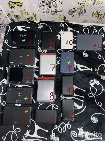 Планшеты разные одним лотом