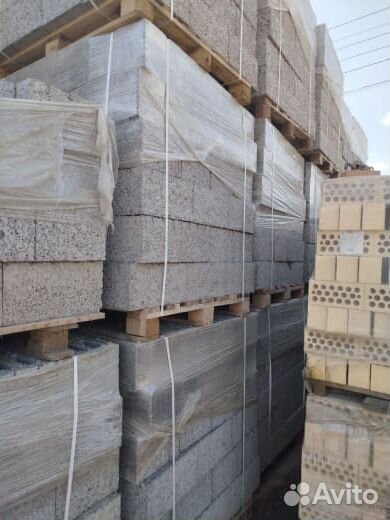 2х пустотный керамзитный блок ISO9491