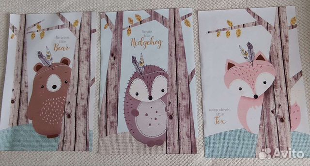 Плакаты постеры в детскую 3 шт