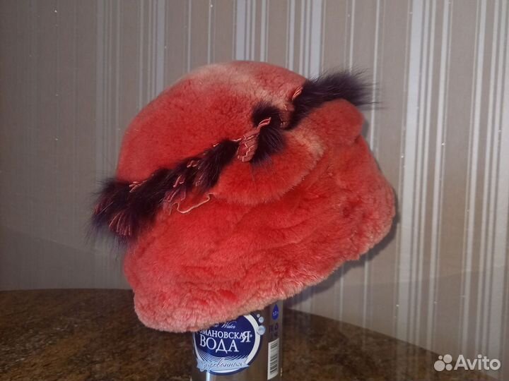 Шапка норковая женская мягкая