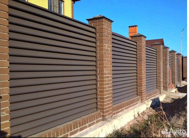 Забор Жалюзи /Металлический забор Жалюзи / Ранчо