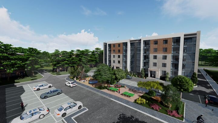 2-к. квартира, 73,6 м², 4/5 эт.