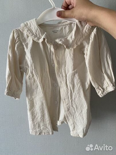 Рубашка на девочку 86
