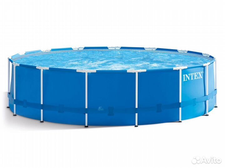 Каркасный бассейн 457х122см лест+фильтр+тент+подл