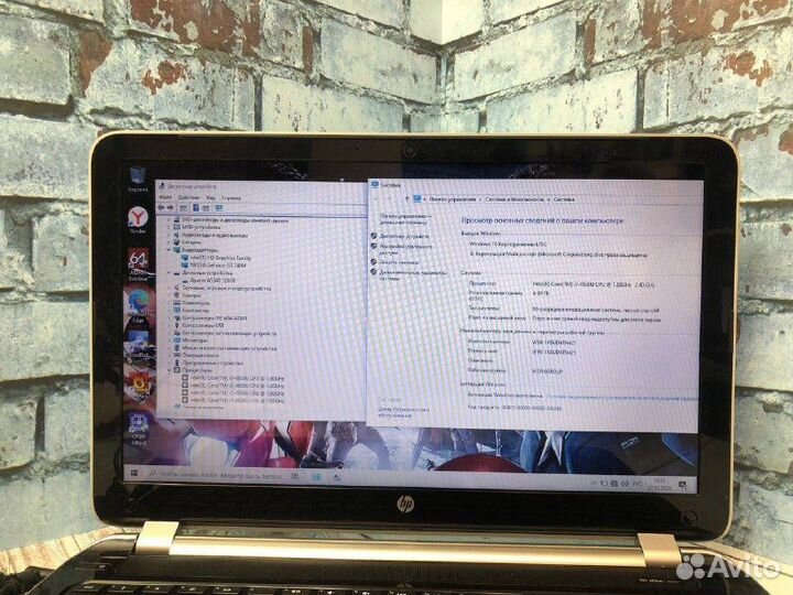 HP 15-n061sr/Core i7/RAM 6 GB/GeForce GT 740M