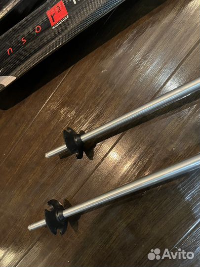 Горные лыжи volki 168 и палки к ним