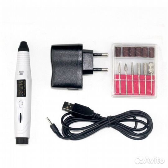 Аппарат для маникюра Mini Nail Drill белый