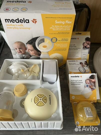 Молокоотсос medela swing flex электрический