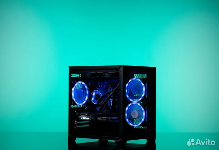 Игровой компьютер fatality52 RTX 4060 8GB NEW Ryzen 5 8400F Evesky AquaBox O11 Dynamic Evo argb blac