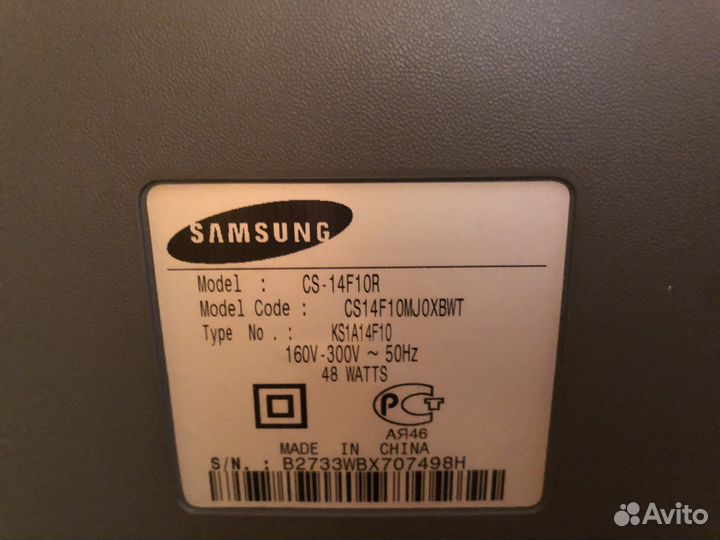 Телевизор samsung CS-14F10R