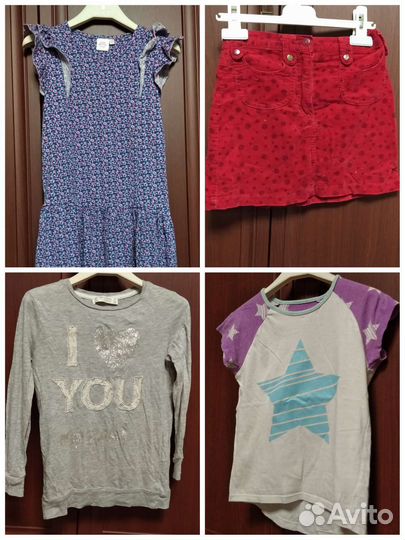 19 вещей на девочку (пакетом) 6лет