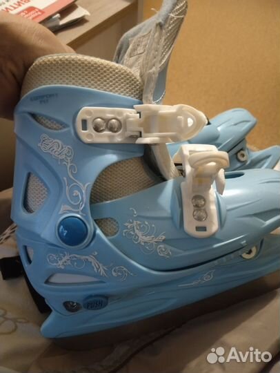 Коньки фигурные детские раздвижные