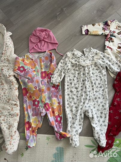 Вещи пакетом на девочку 68-74 next