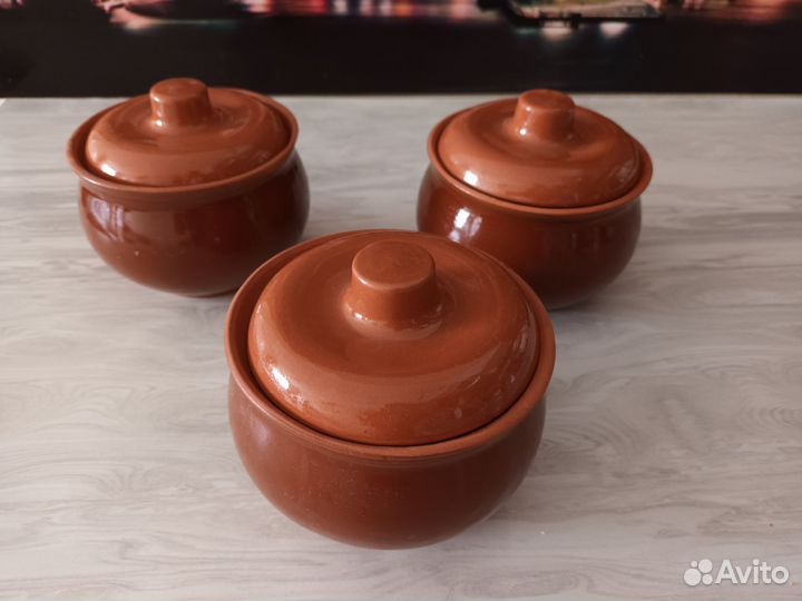 Горшок керамический для запекания