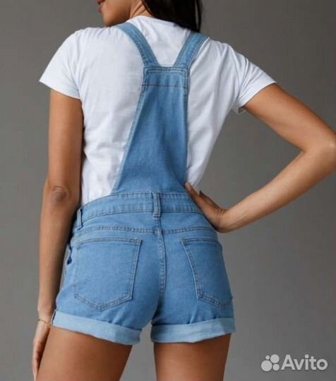 Джинсовый комбинезон для беременных