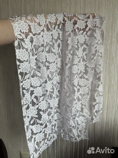 Шарф женский белый