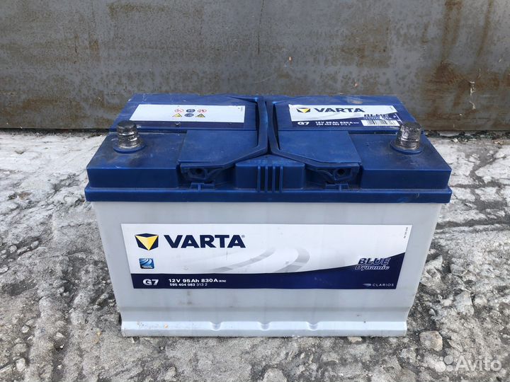 Аккумулятор автомобильный на портер 95 ач Varta