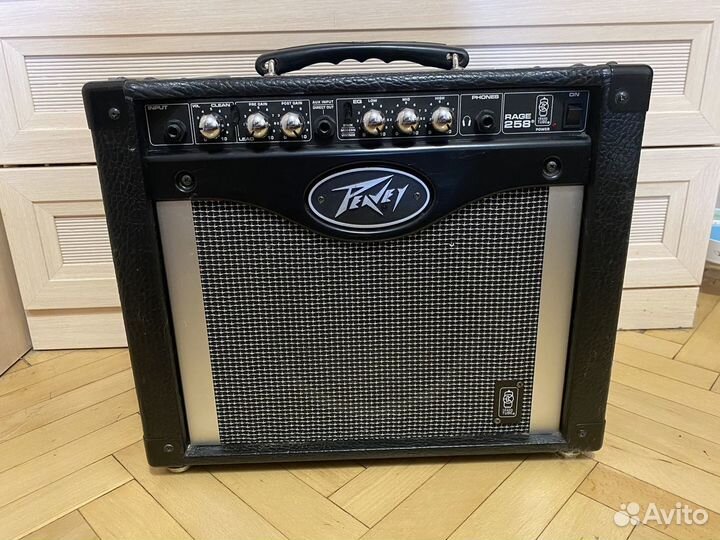 Комбик бу. Гитарный комбоусилитель Peavey Rage 258 Trans tube.