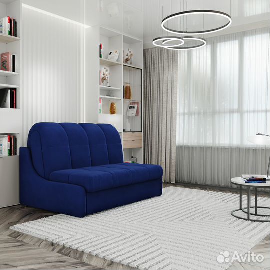Диван-кровать Фаворит 167х108х88 синий Дисконт
