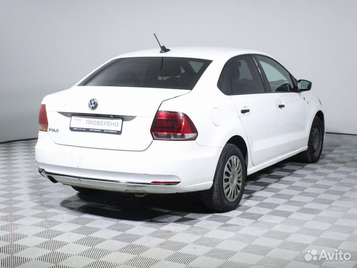 Volkswagen Polo 1.6 AT, 2017, 394 725 км