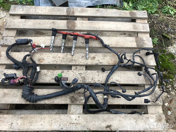 Проводка подкапотная Passat B5 объемом мотора 2л