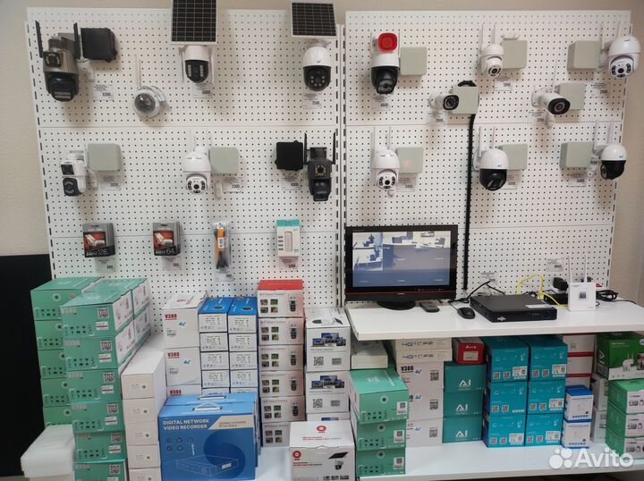 Wi-Fi камера видеонаблюдения с двойным объективом