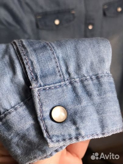 Рубашка джинсовая