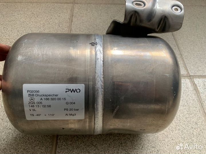 Ресивер пневмоподвески Mercedes-Benz Ml W166 M157