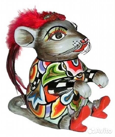 Фигурка Мышь огонек