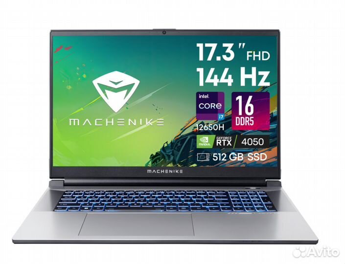 Игровой ноут Machenike L17 Pulsar XT i7/16/GTX4050