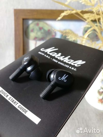 Беспроводные наушники Marshall motif - мега бассс