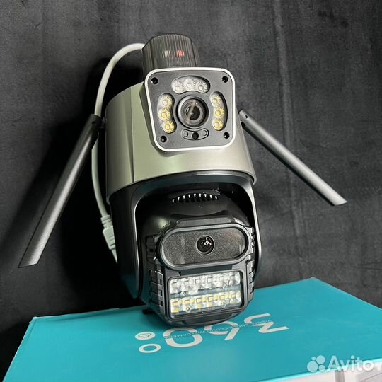 Камера Wi-Fi с двумя объективами видеонаблюдения