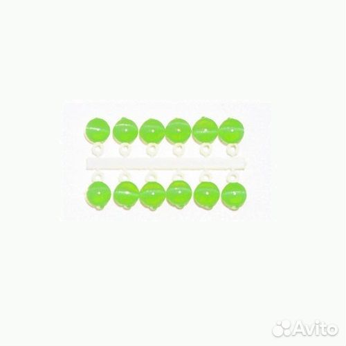 Подвес-серьга микро-бис кошачий глаз зелен. 4мм К