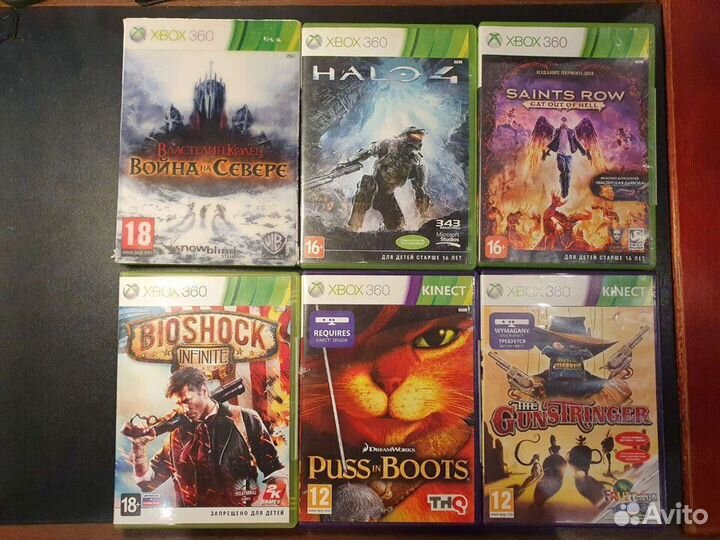 Диски с играми для Xbox 360 лицензия