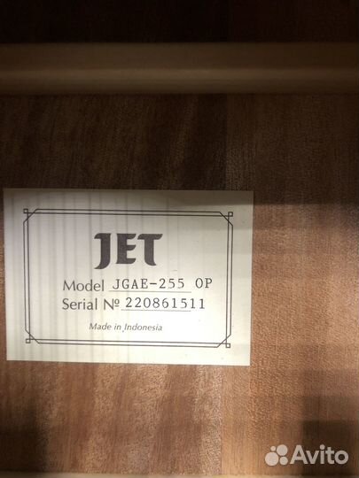 Эл-ак. гитара JET jgae-255 OP
