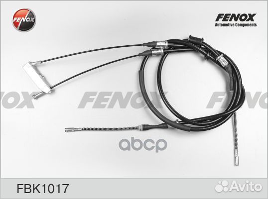 Трос стояночного тормоза зад прав/лев FBK10