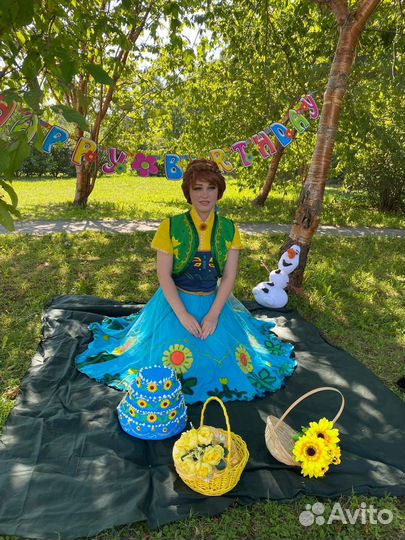 Косплей Анны летнее платье (холодное торжество)