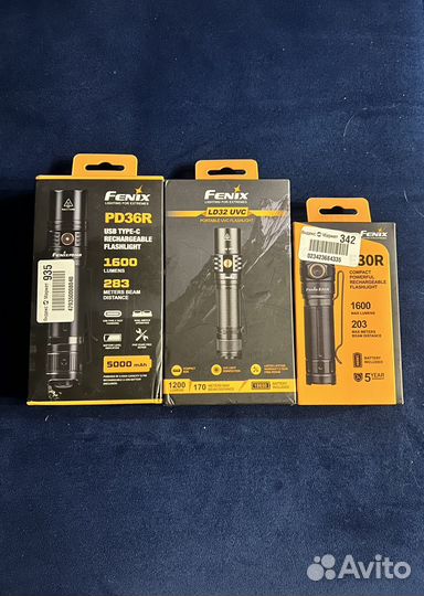 Новый Набор фонарей Fenix PD36R