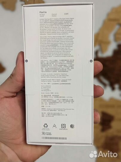Google Pixel 6a новый USA