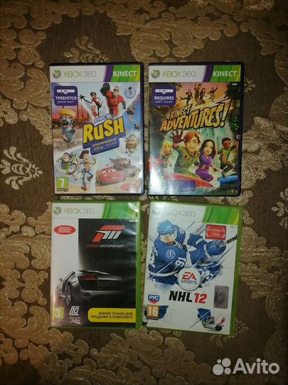 Xbox 360 S + kinect + игры