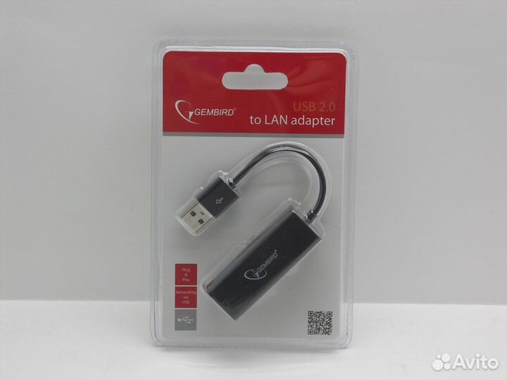 Сетевой адаптер Gembird NIC-U2 (USB 2.0)