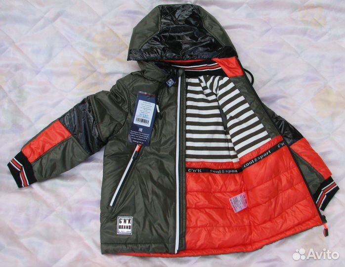 Новая теплая демисезонная куртка от 0 до +10