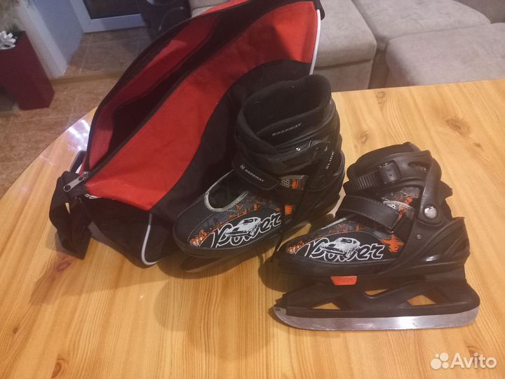 Коньки детские раздвижные