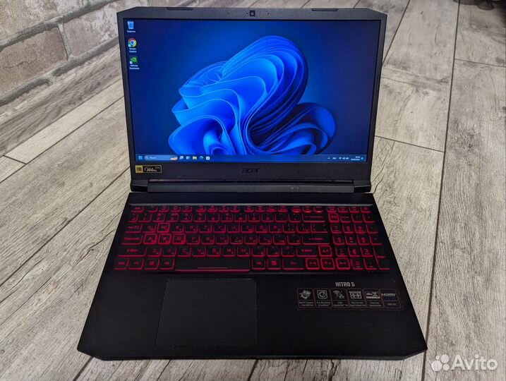 Игровой Acer Nitro i5-11400H/RTX 3050Ti/512/16
