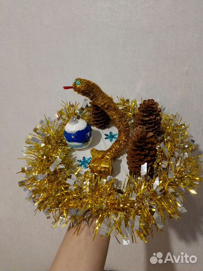 Новогодняя поделка с символом года